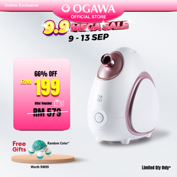 [Apply Code: 6TT31] Habo by Ogawa Daisy Hot & Cold Aromatherapy Facial Steamer*